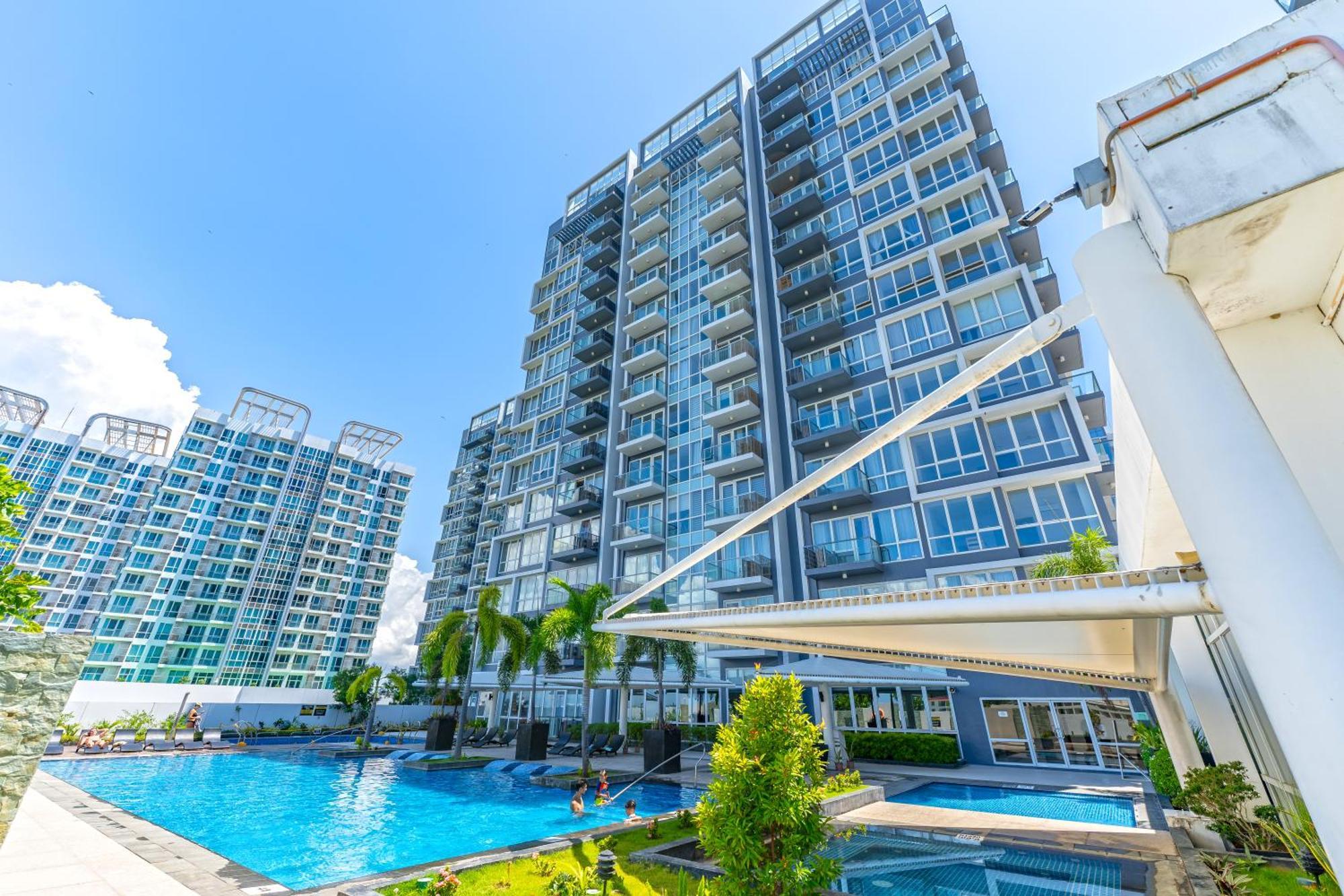 Mactan Newtown - 1Br Stunning Ocean View And City View Lapu-Lapu City Bagian luar foto